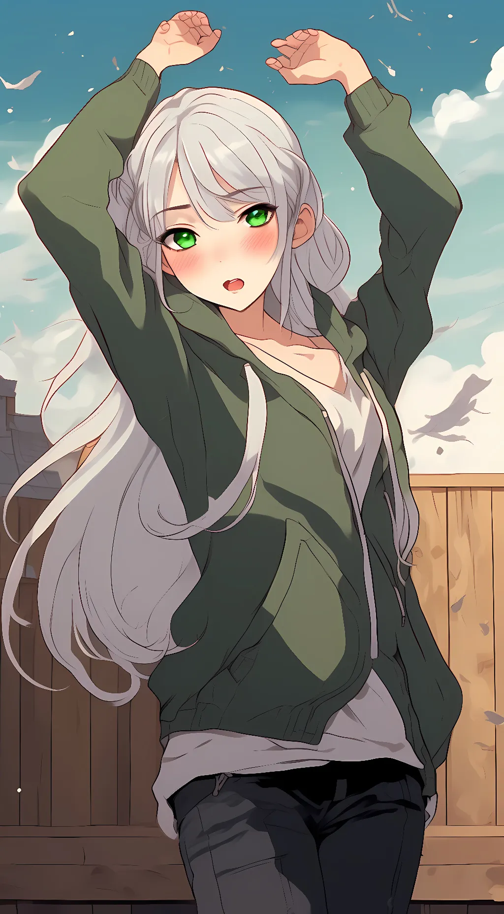 ai character: Ava  background