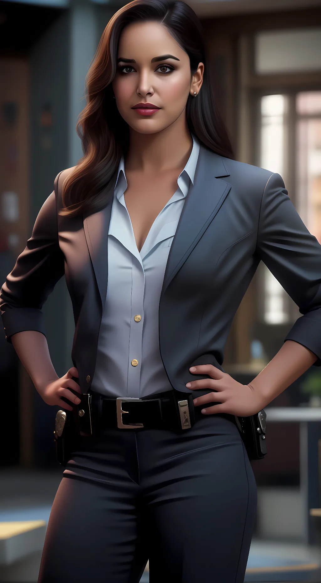 ai character: Amy Santiago background