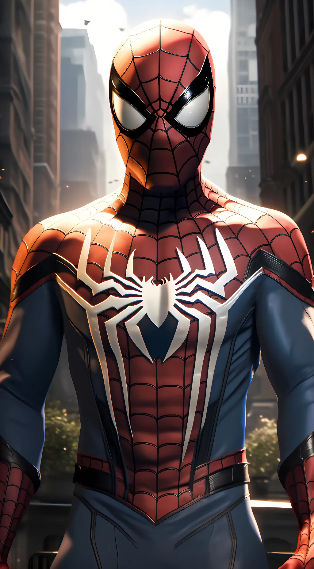 ai character: Peter parker background