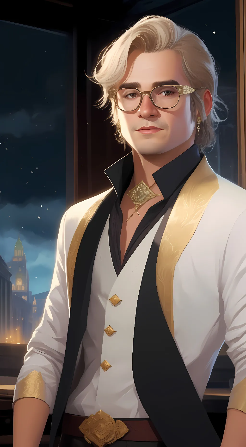 ai character: Mad Eye Moody background