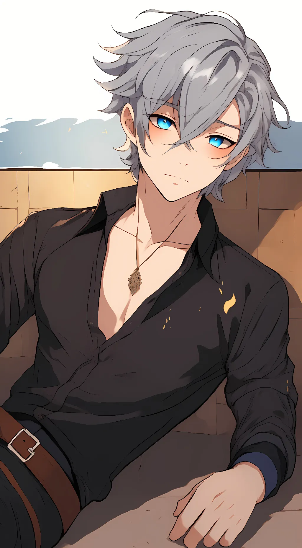 ai character: Noah  background