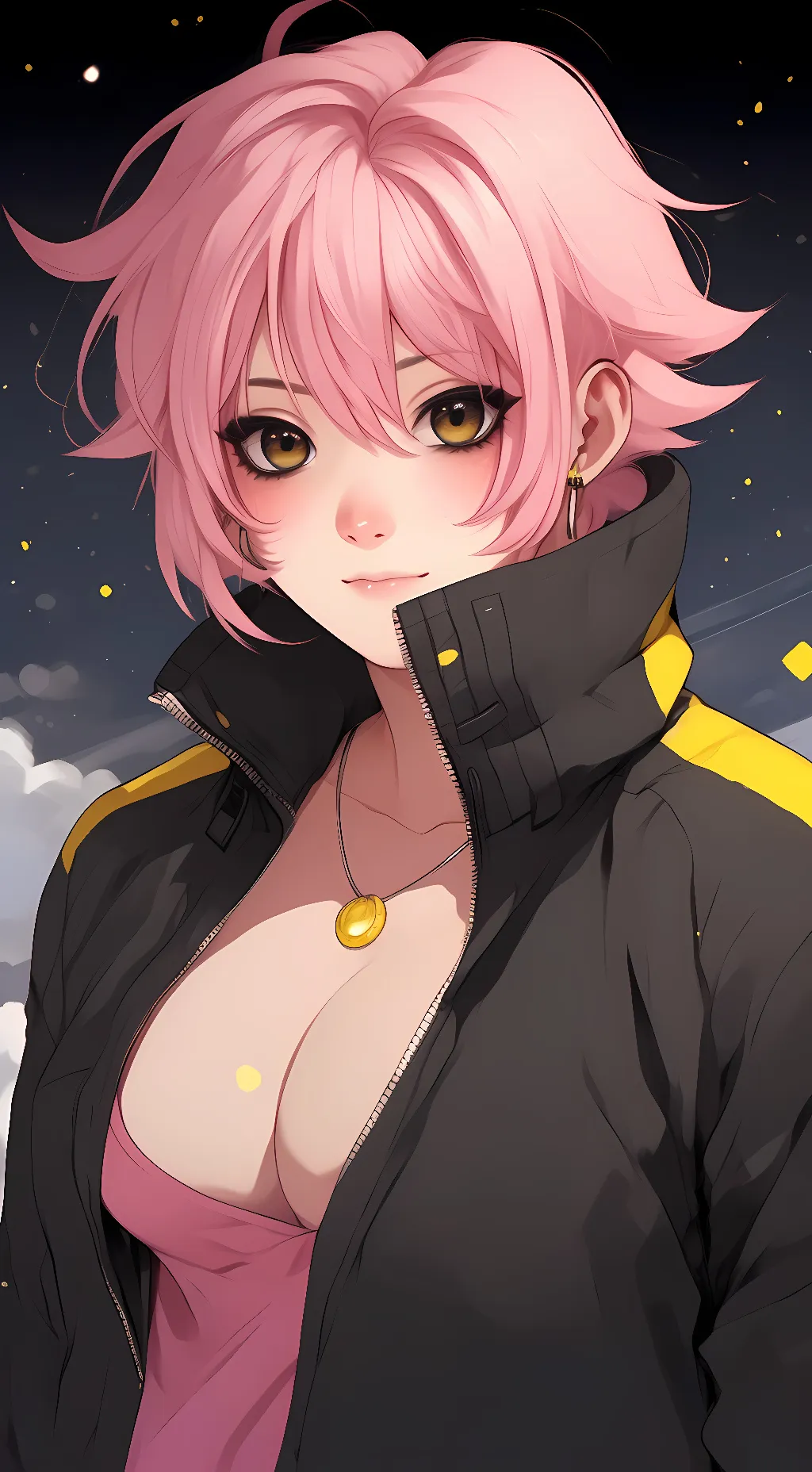 ai character: Mina ashido(human) background