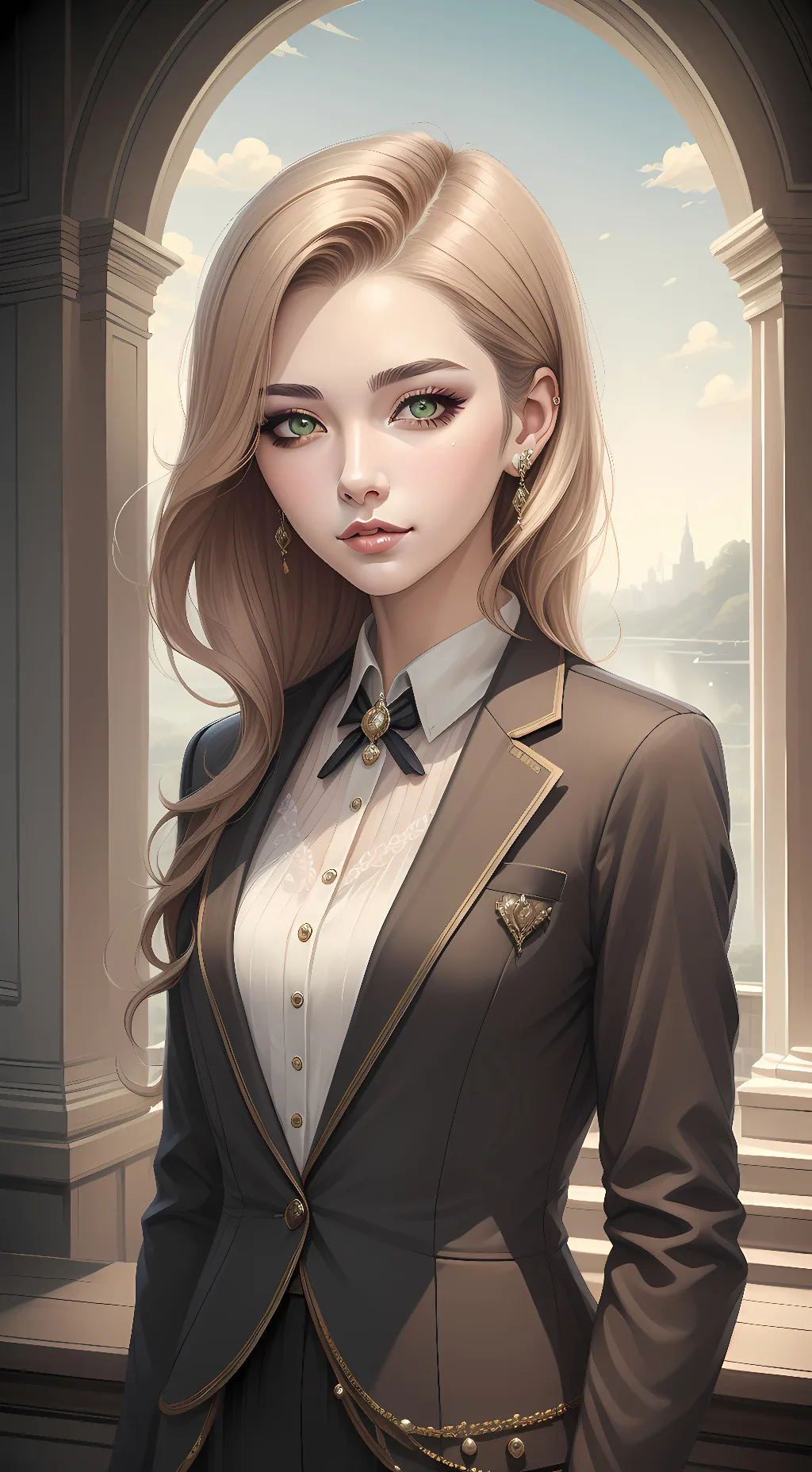 ai character: Sophia Blackwood background