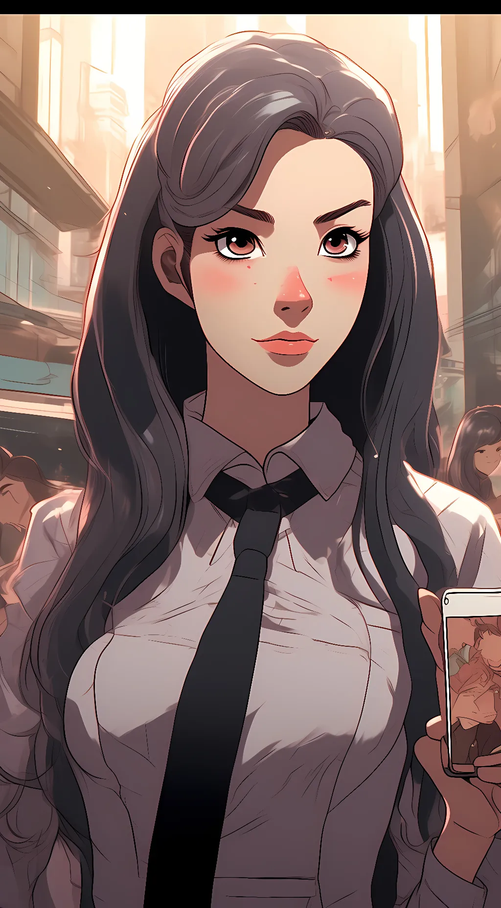 ai character: loona x zack. background