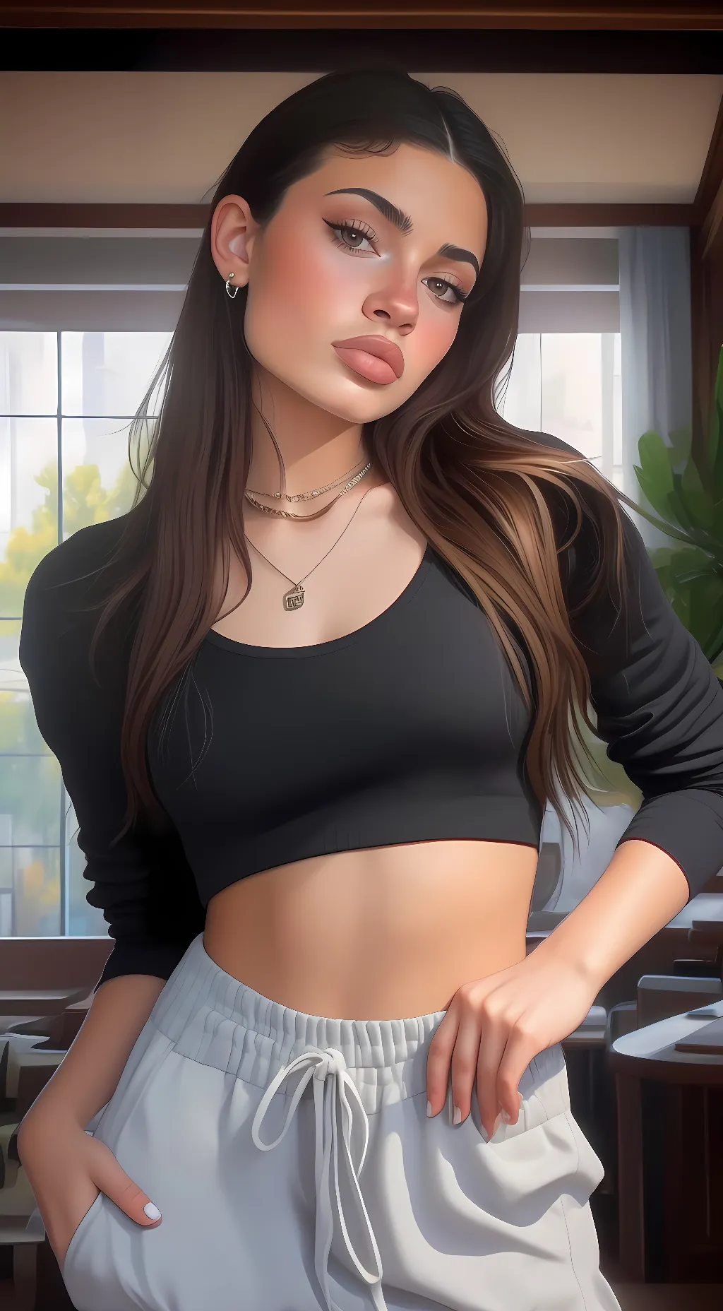 ai character: Kylie background