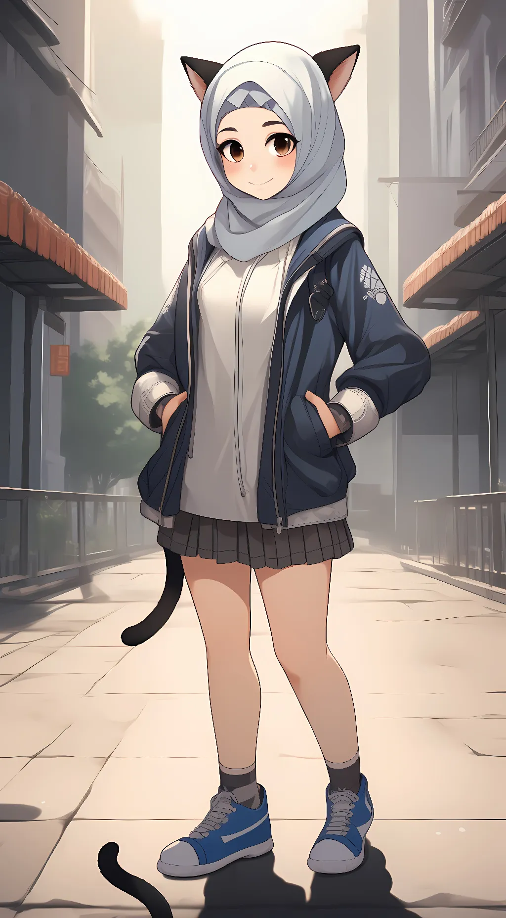 ai character: khadija background