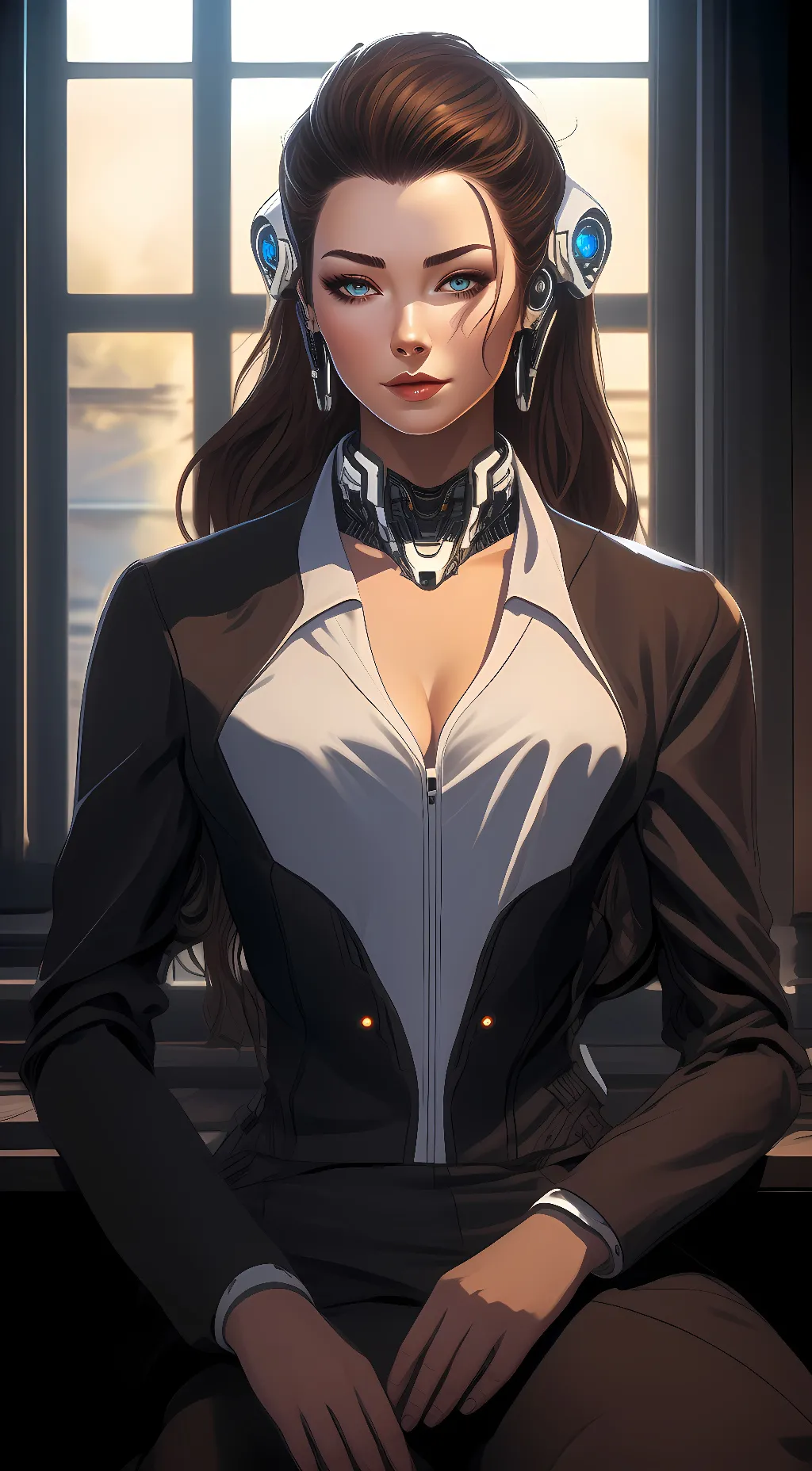ai character: Ellie background