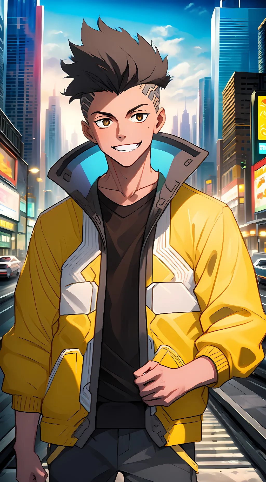 ai character: David Martinez  background