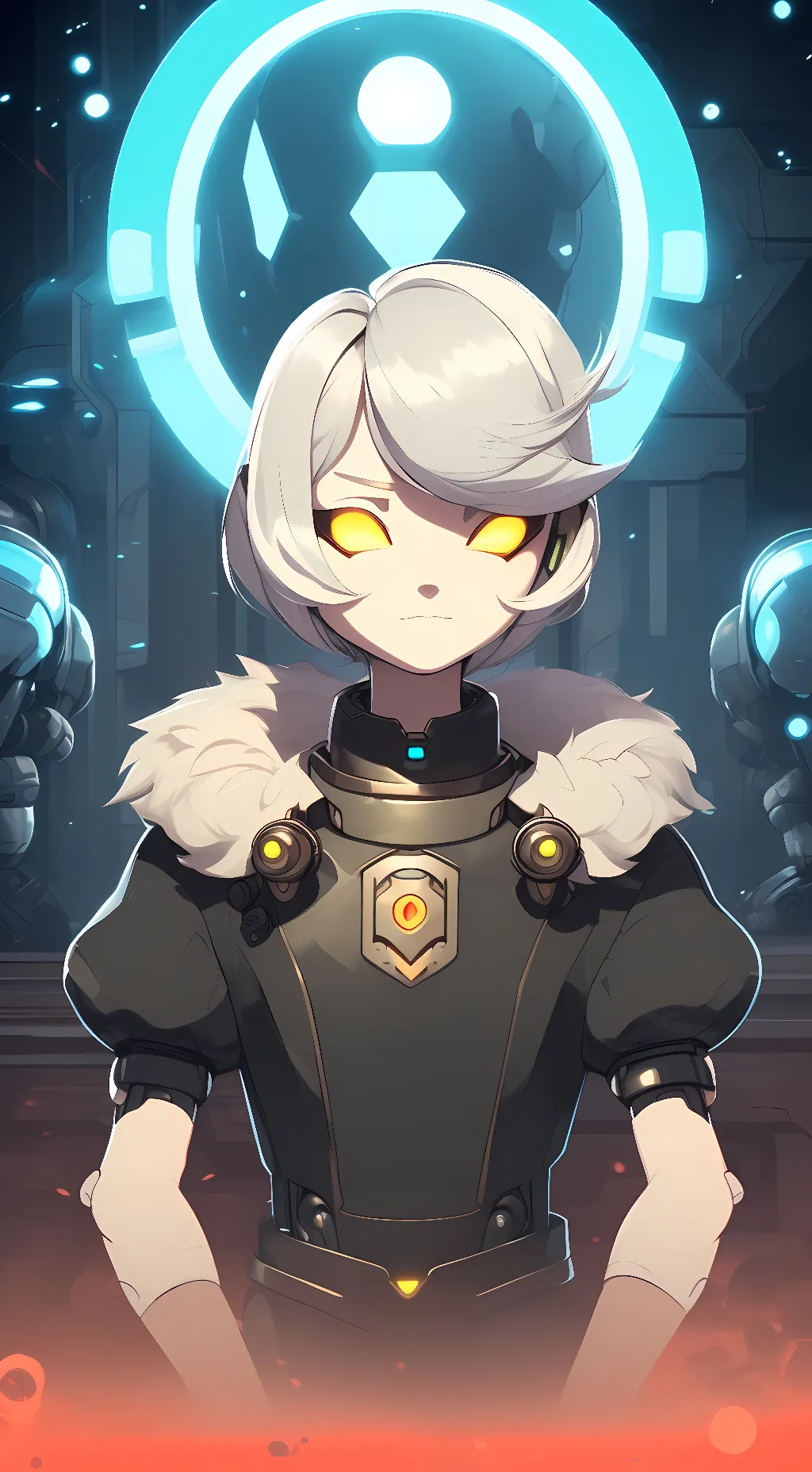 ai character: Murder drone V background