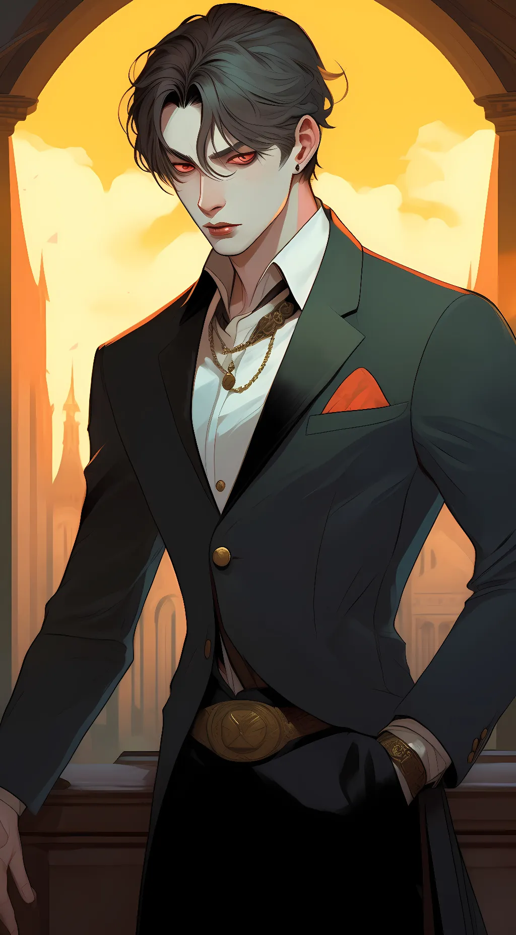 ai character: Mafia boss background