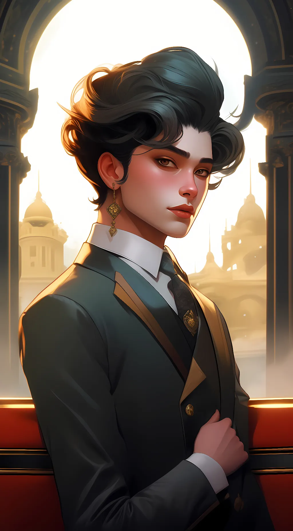 ai character: rizz king LJ background