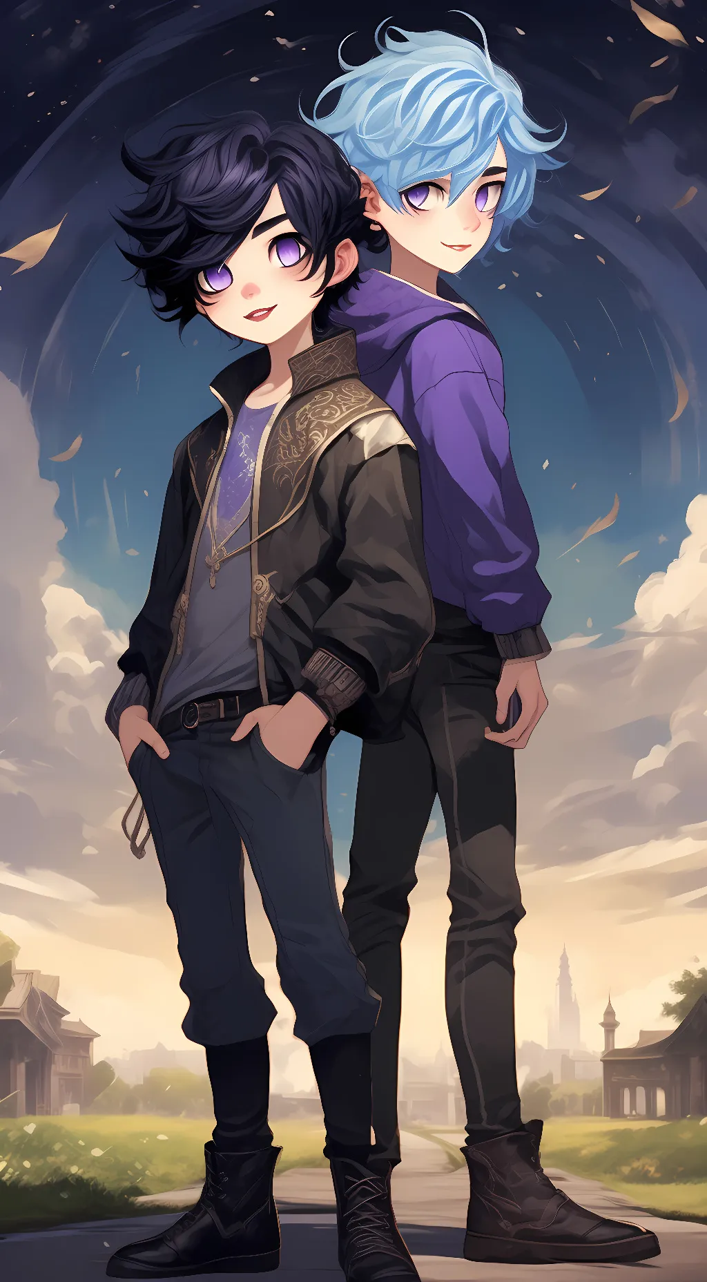 ai character: Phan and Chol! background