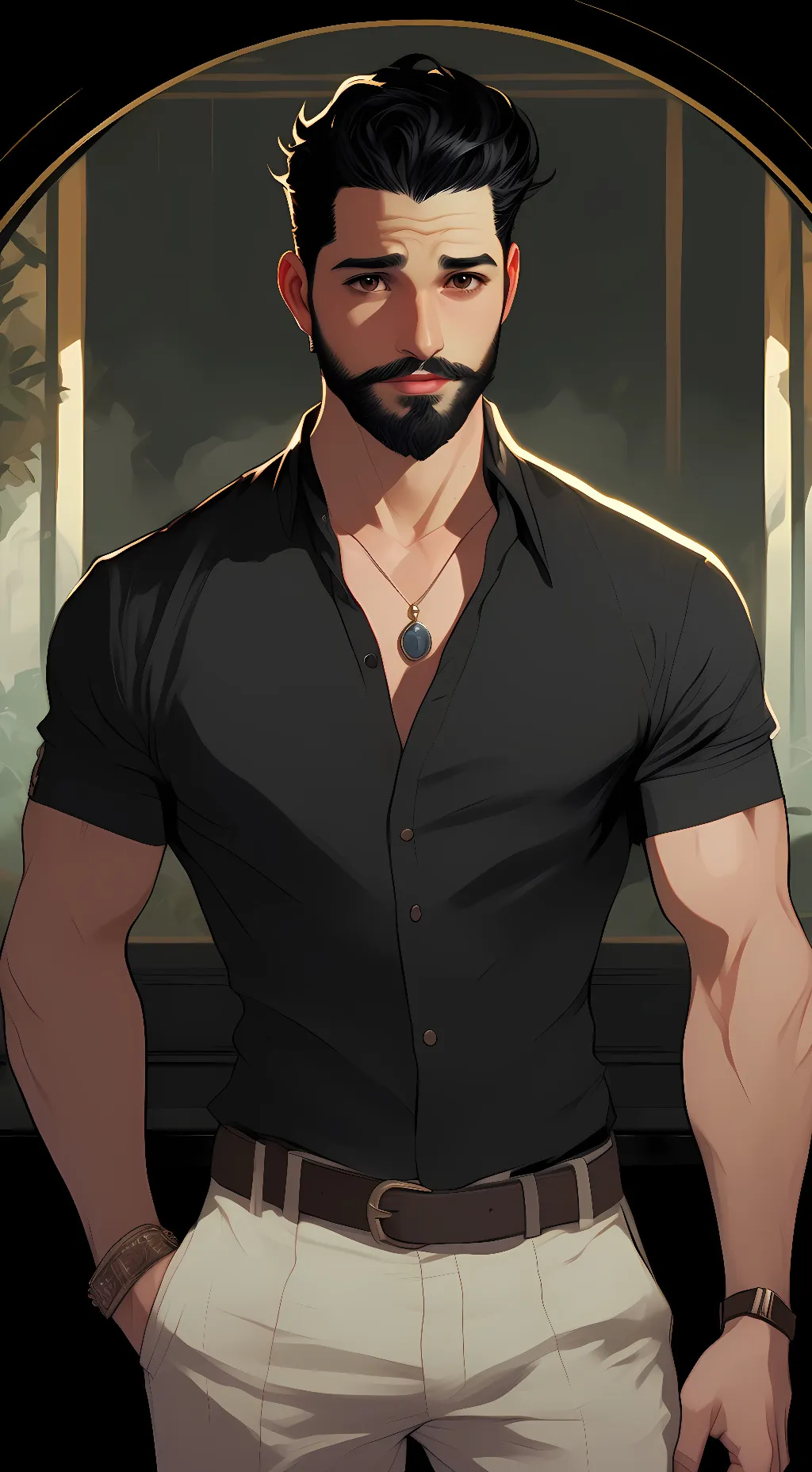 ai character: Maluma background