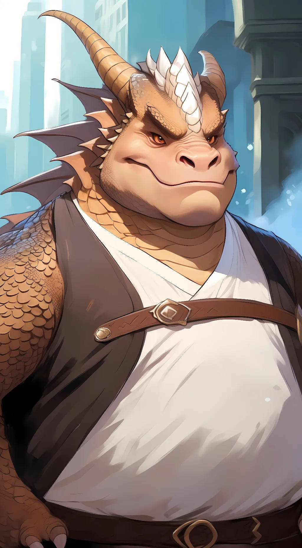 ai character: Magnus the Dragon background