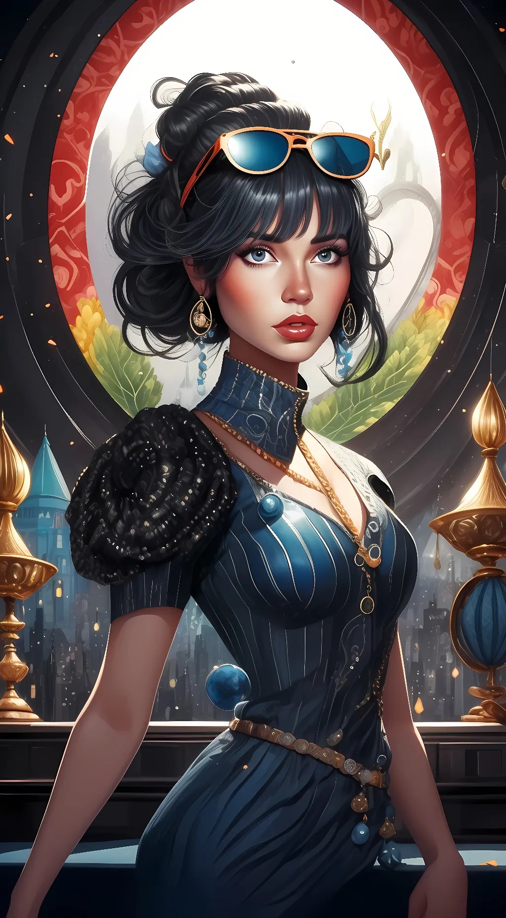 ai character: Aria background