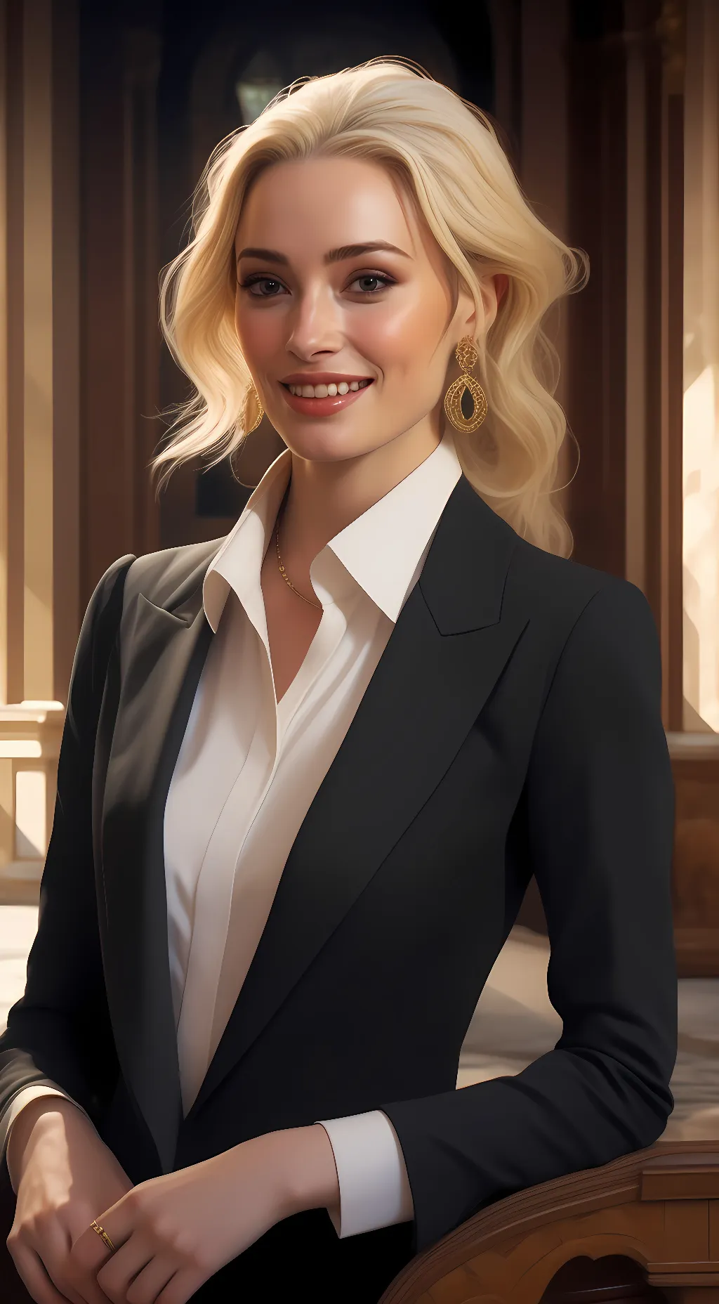 ai character: Georgia. background