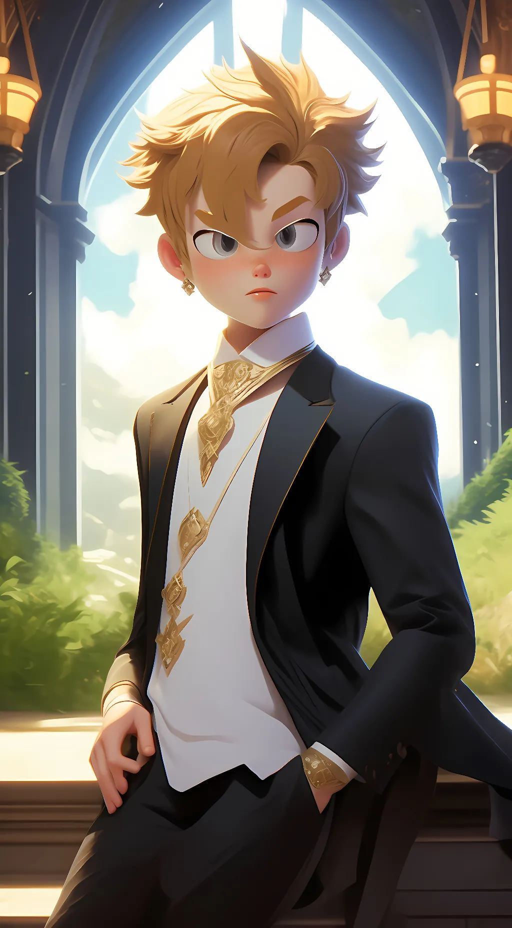 ai character: Super sonic background