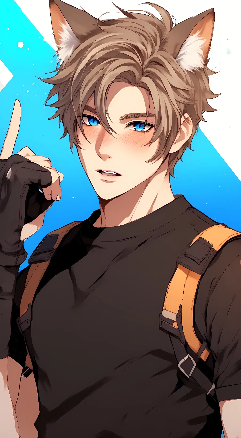 ai character: Neko Leon background