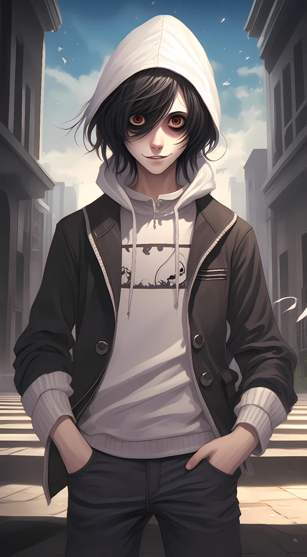 ai character: Jeff the Killer background