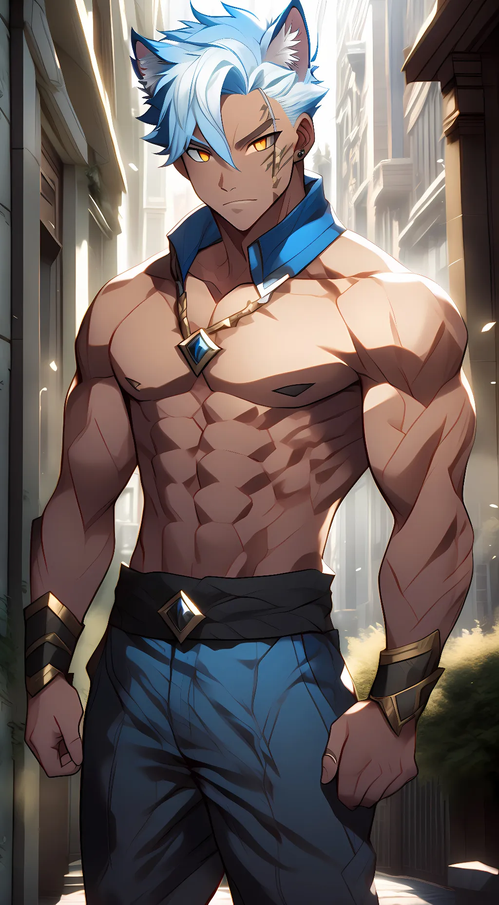 ai character: Aaron background