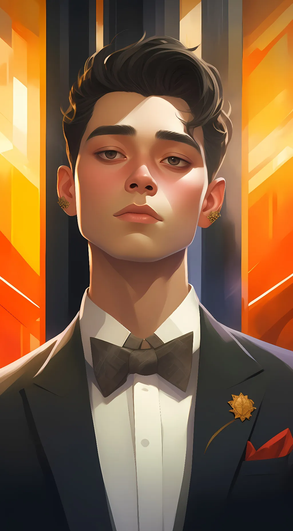 ai character: Leo  background