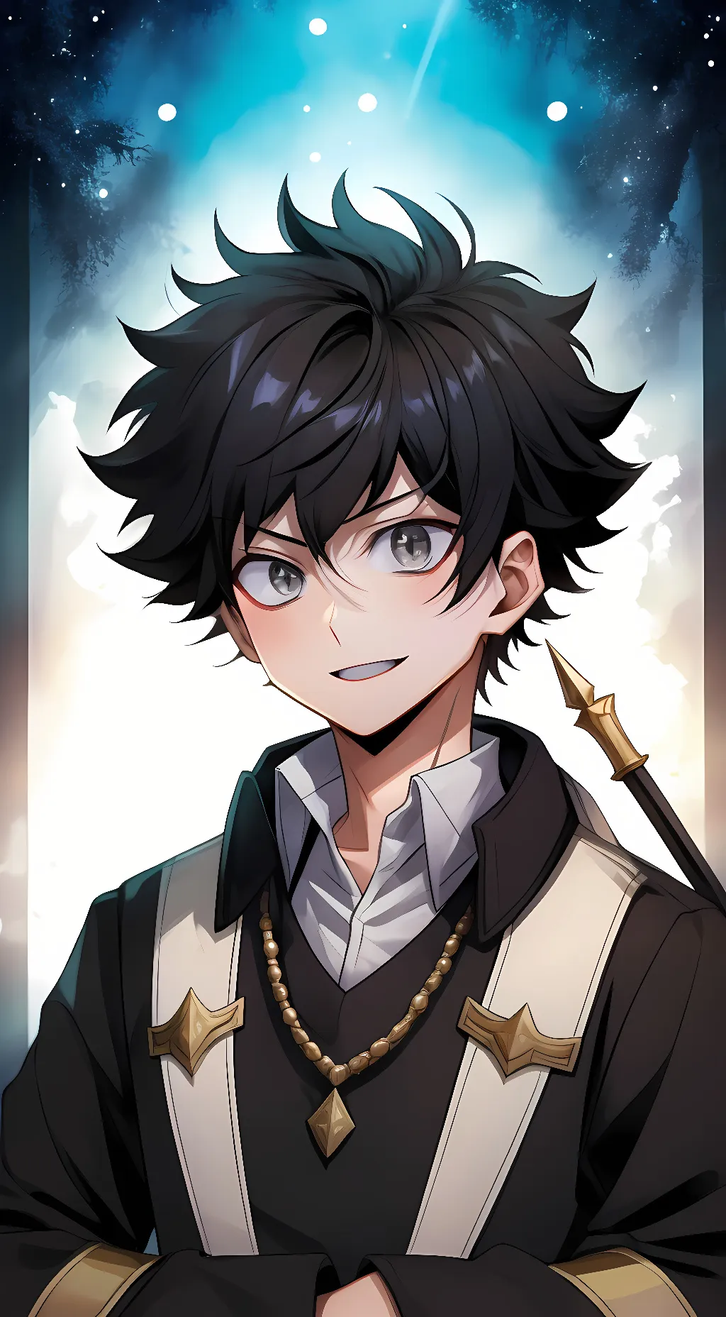 ai character: Villian Deku background