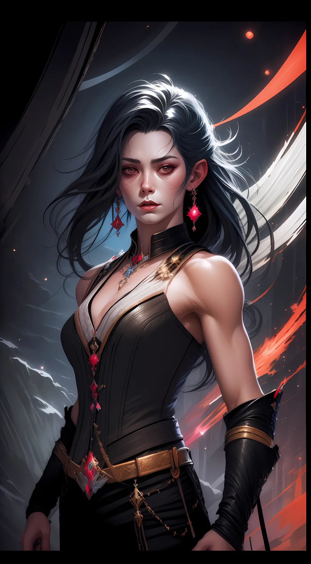 ai character: Demon background