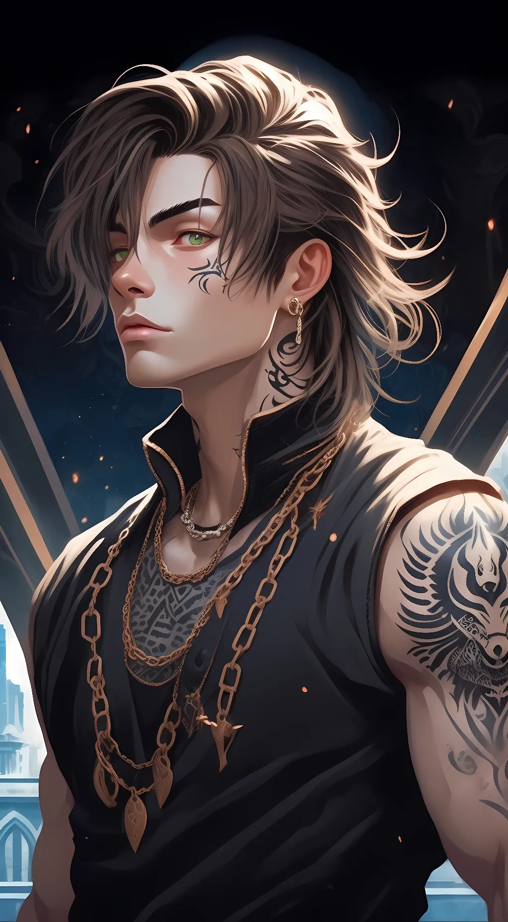 ai character: Ryan Rey background