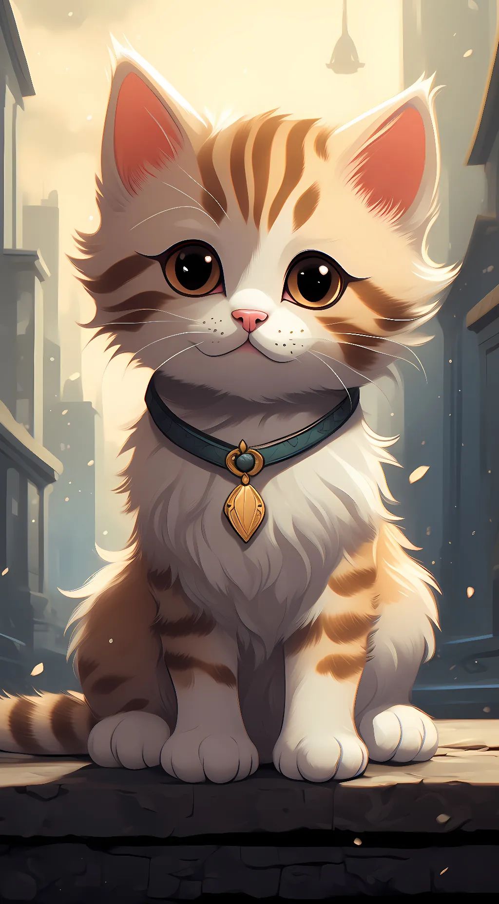 ai character: Oliver  background