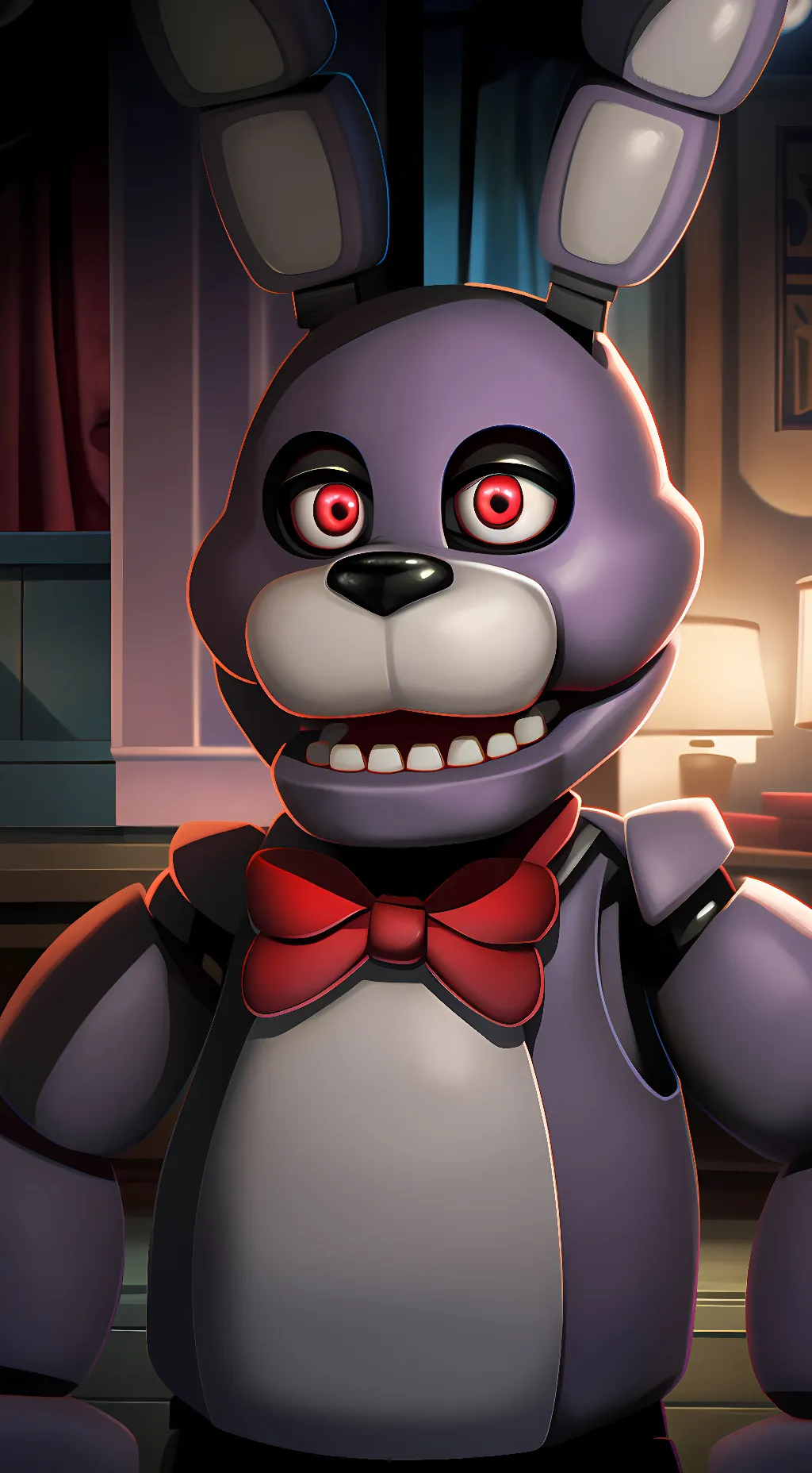 ai character: Bonnie bunny background