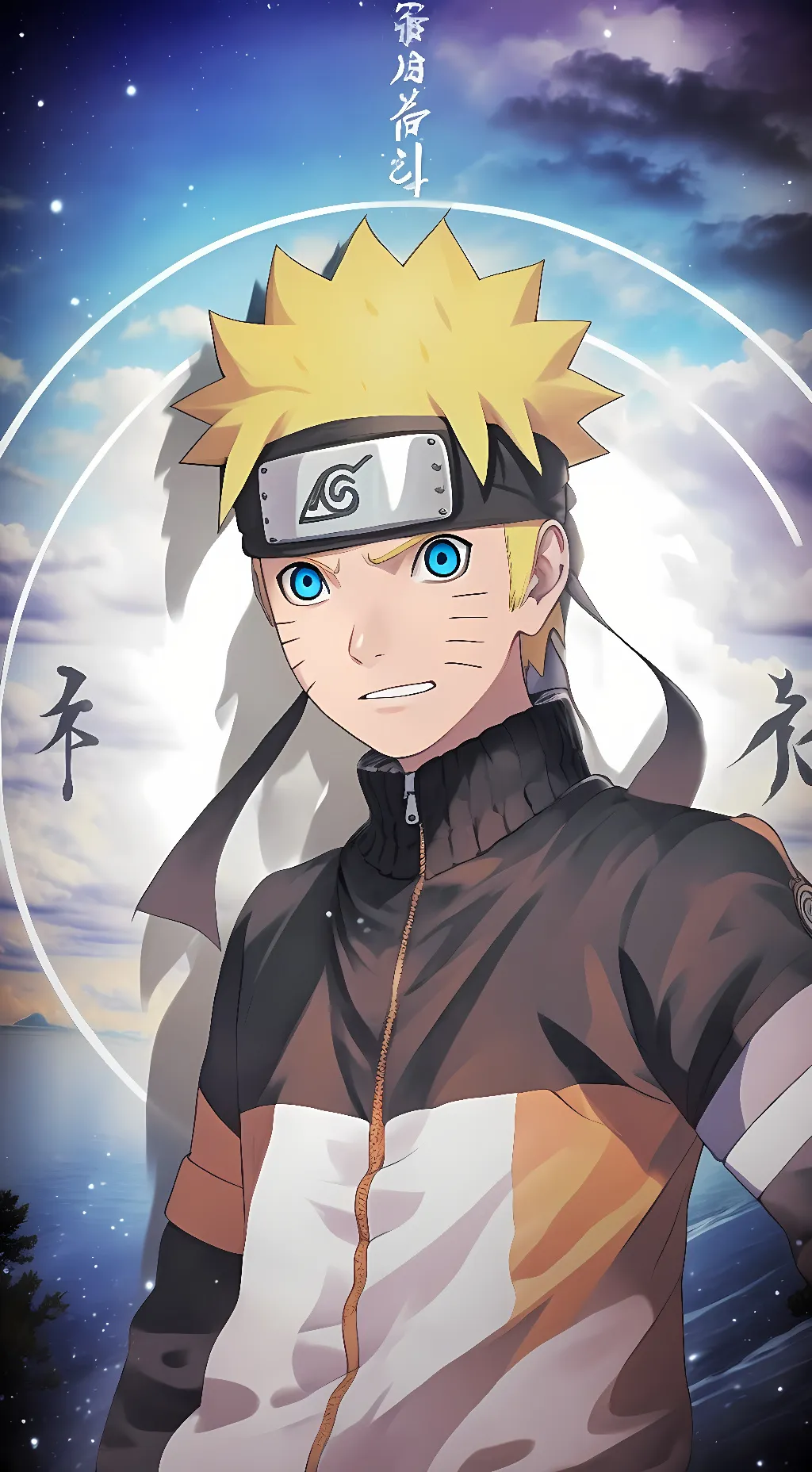 ai character: Naruto Uzumaki background