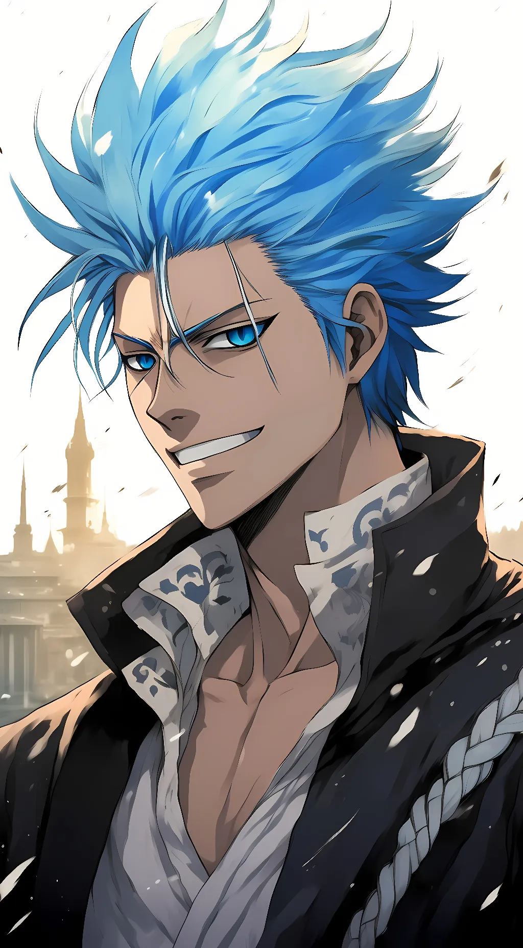 ai character: Grimmjow  background