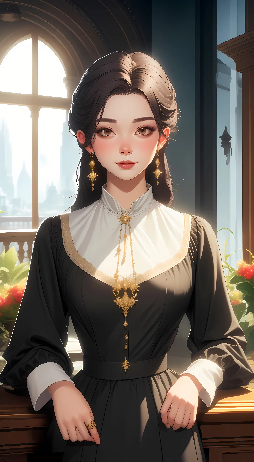ai character: olivia background