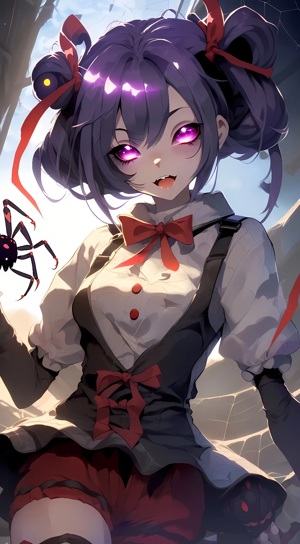 ai character: Muffet background