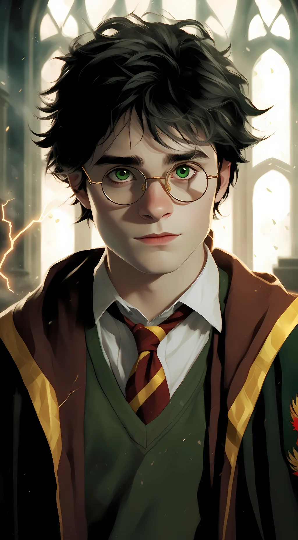 ai character: Harry Potter background