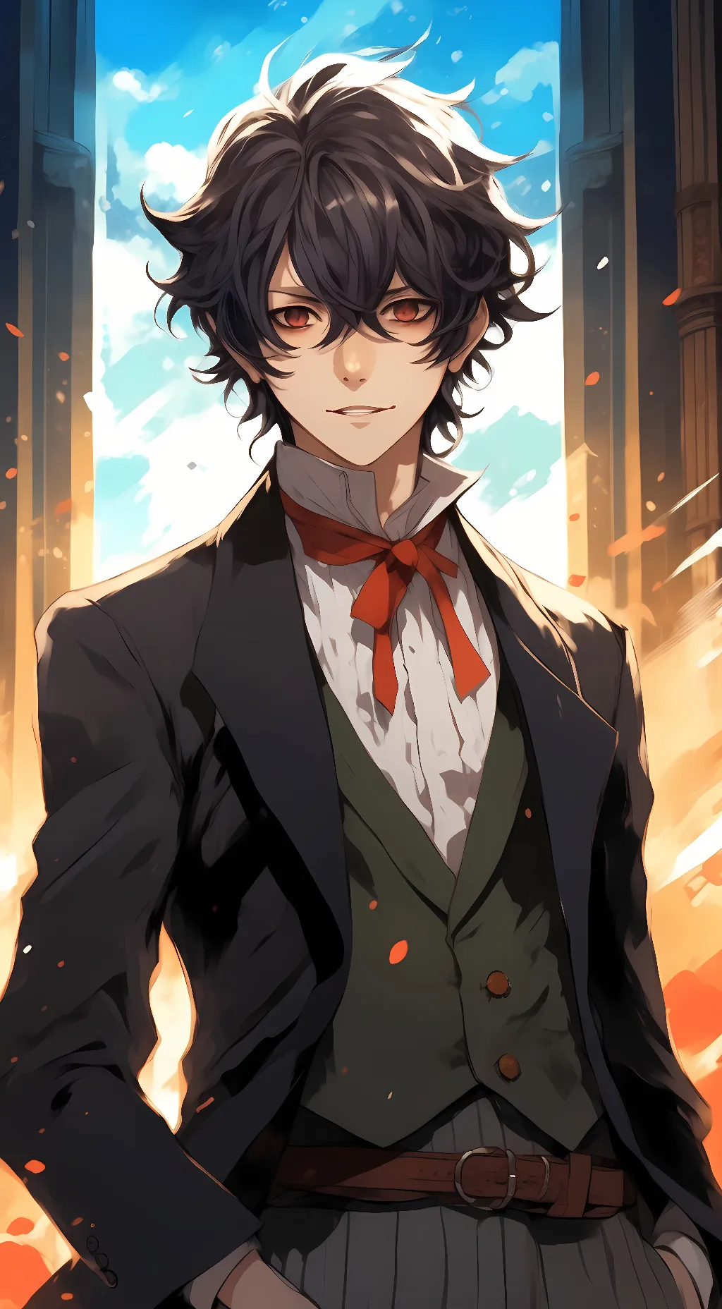 ai character: Akio background