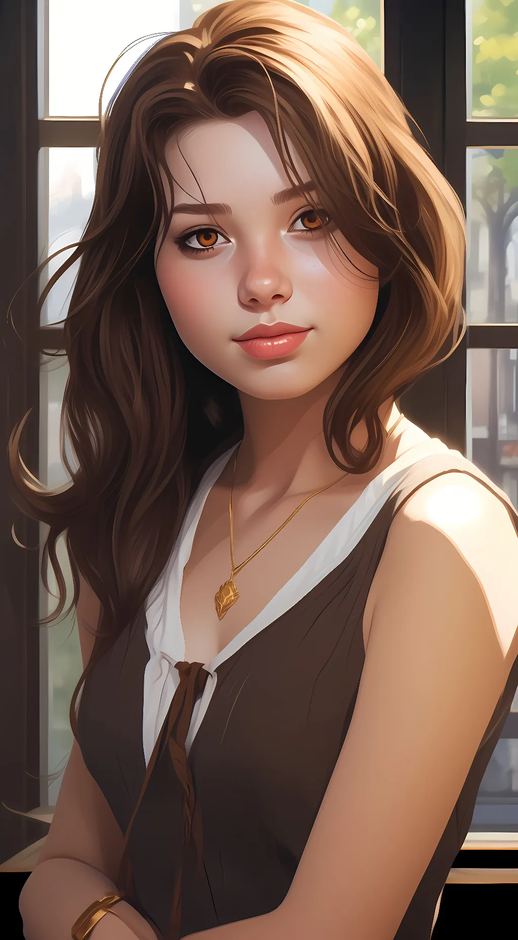 ai character: venus background