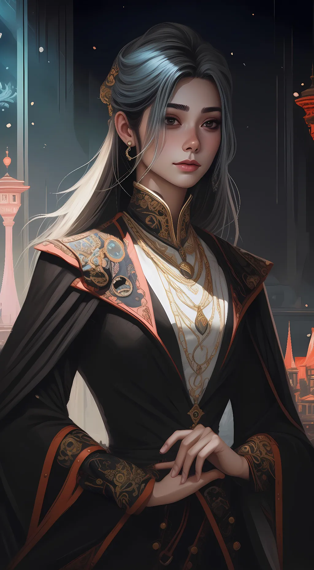 ai character: freeee background