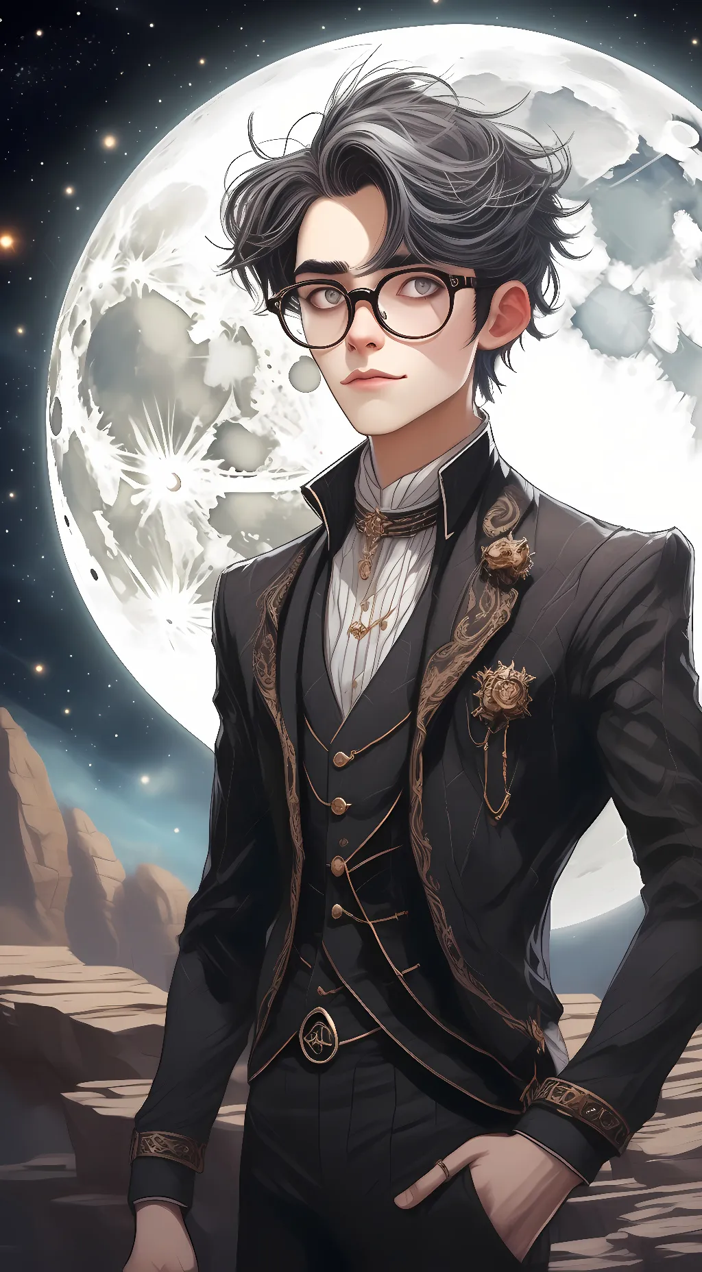 ai character: Bais Hakimi background