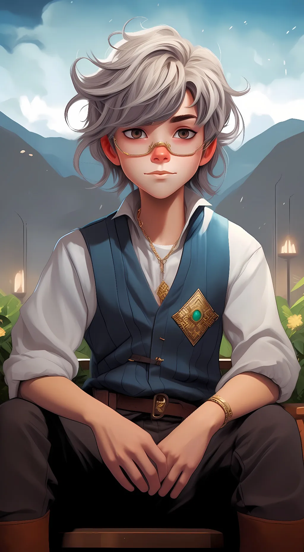 ai character: Luke  background