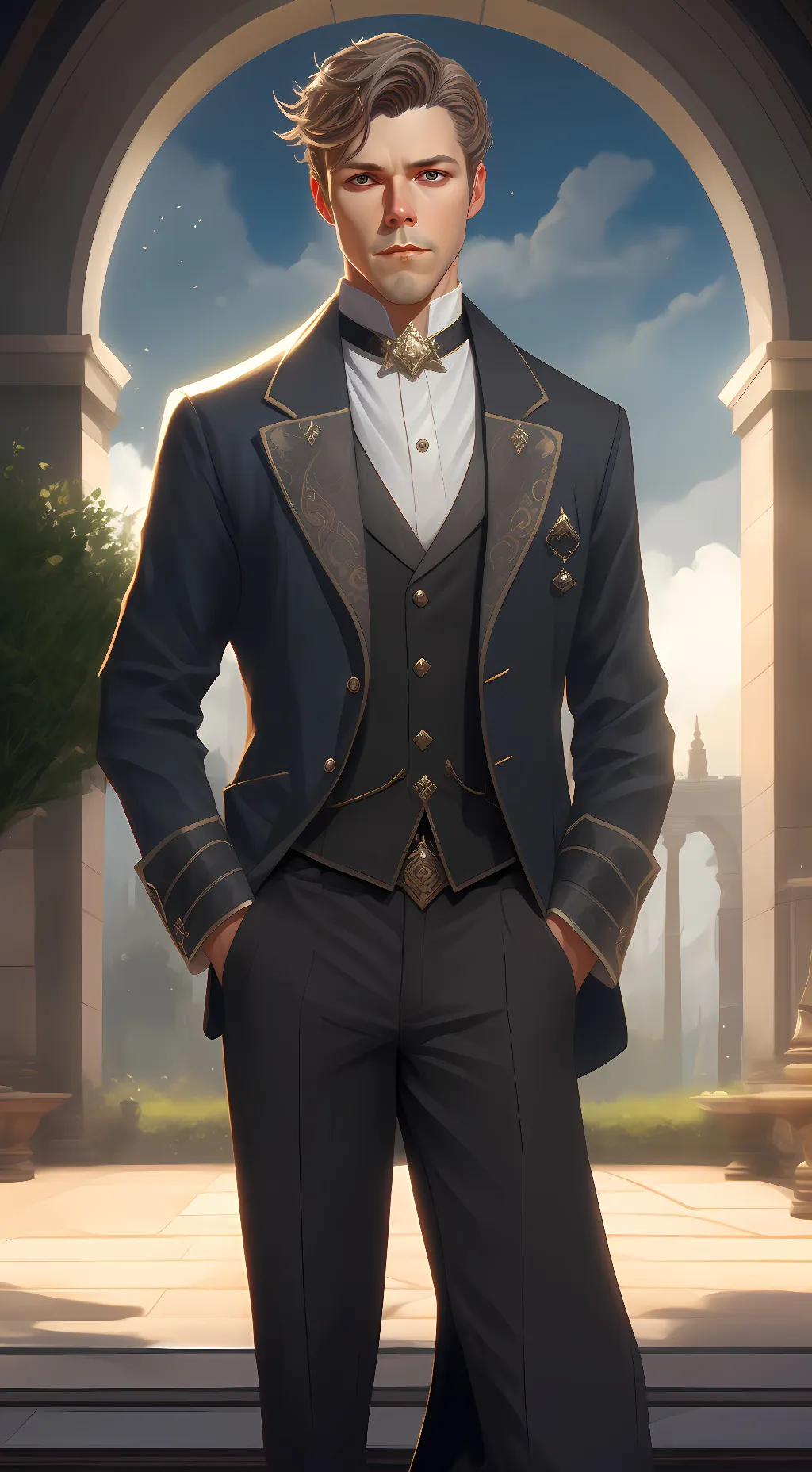 ai character: Obi-Wan Kenboi background