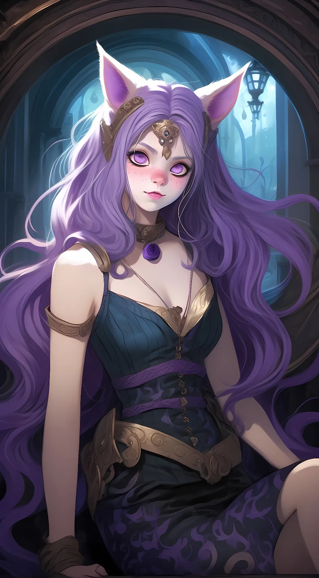 ai character: chess Cheshire  background