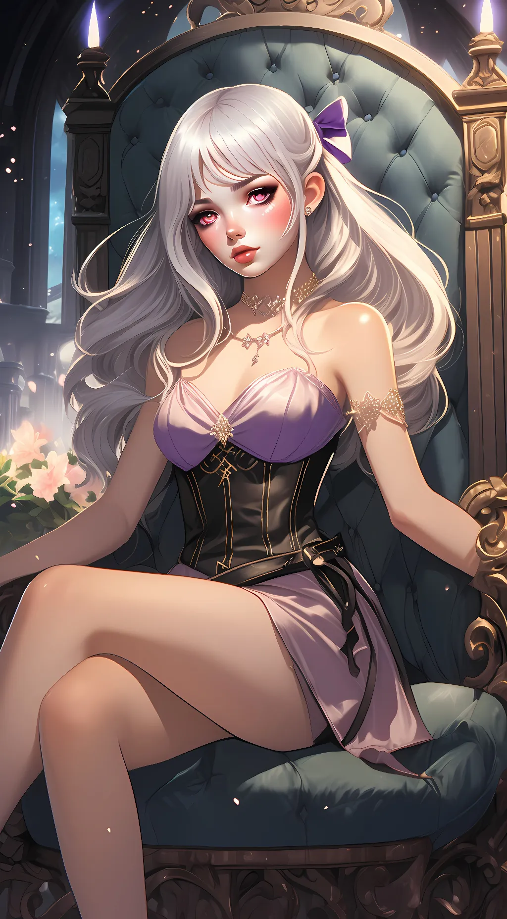 ai character: Evealine  background