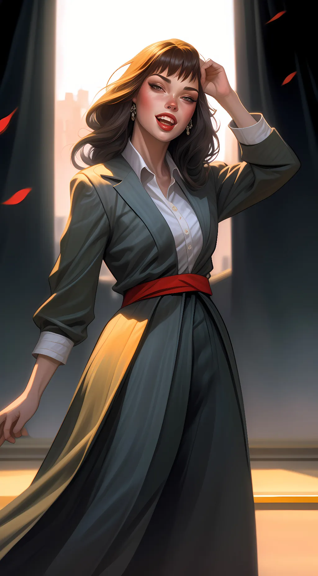 ai character: Rebel Stone background