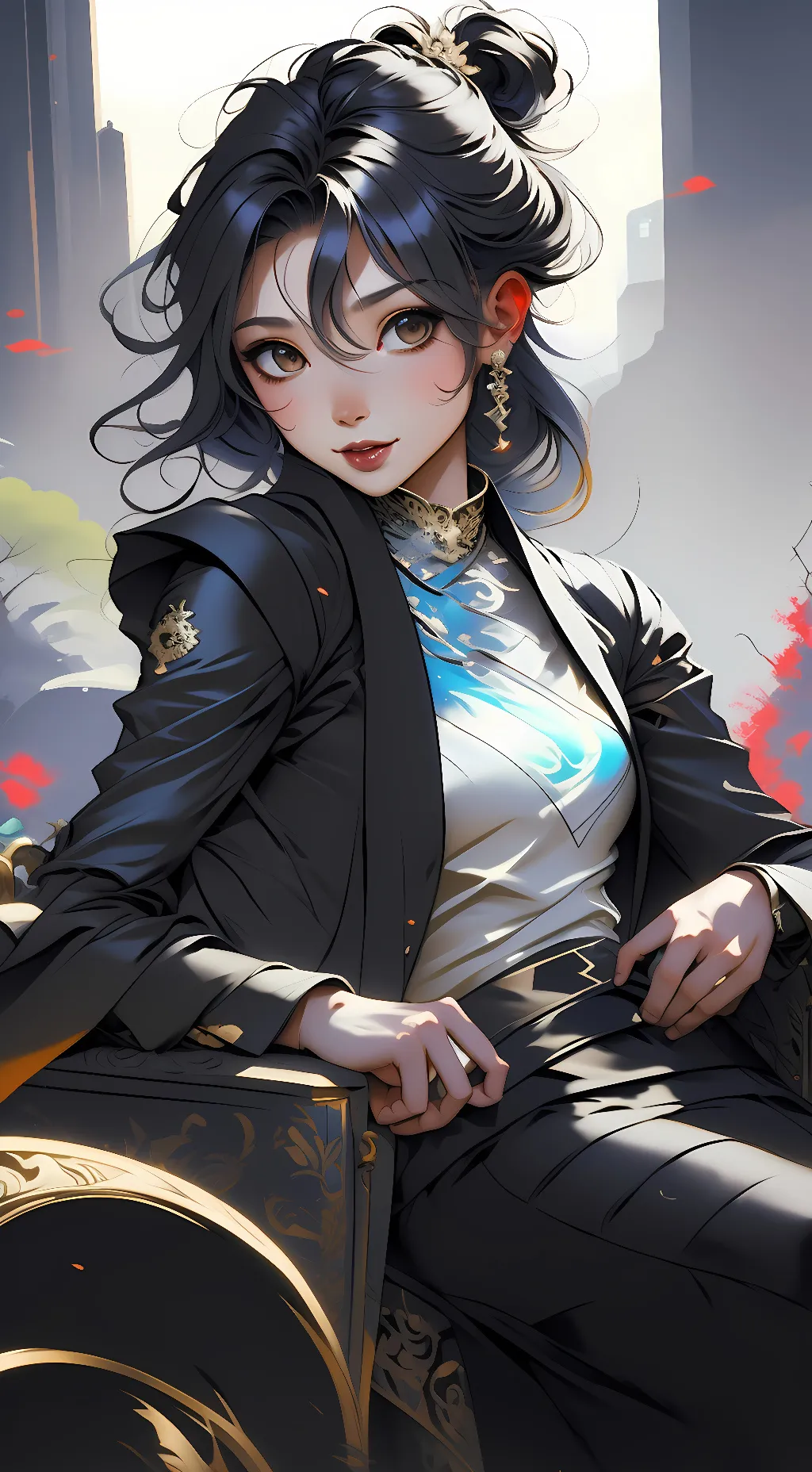 ai character: Tina background