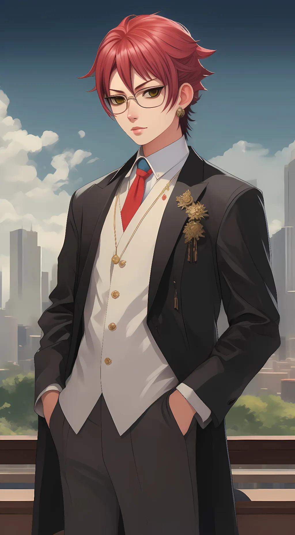 ai character: saki k background