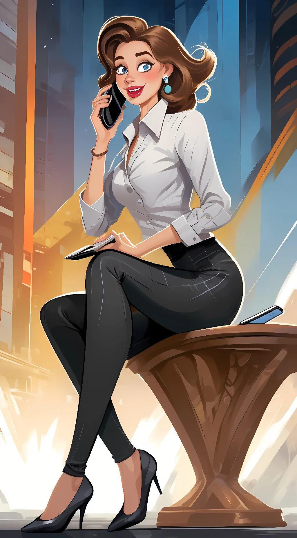 ai character: Patricia Banks background