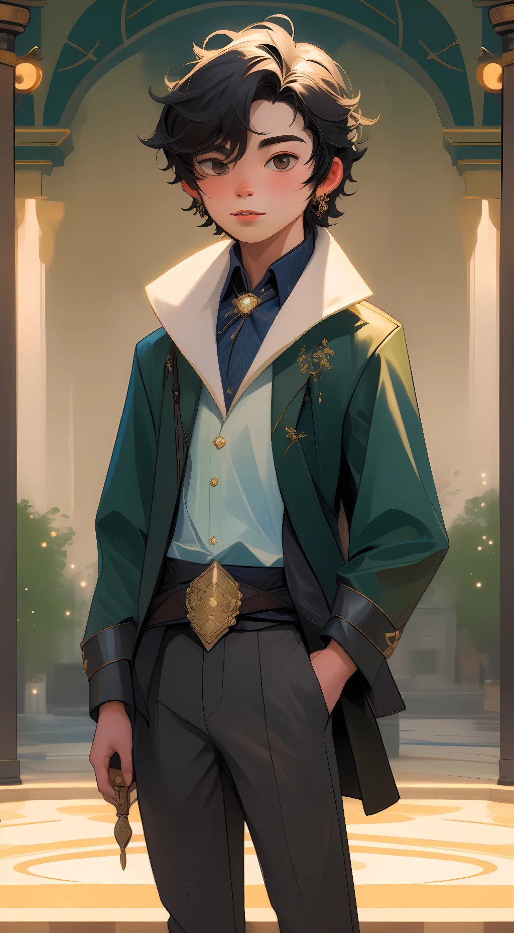 ai character: Simon background