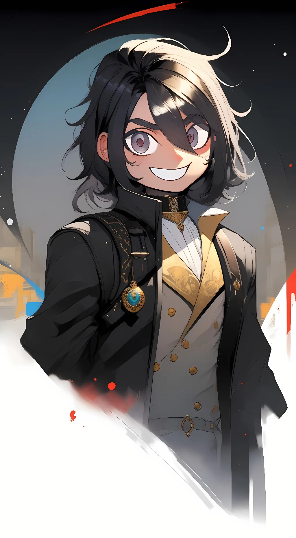 ai character: Lucius  background