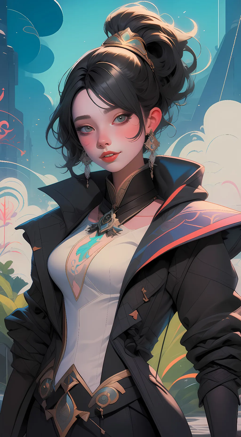 ai character: Hailey background